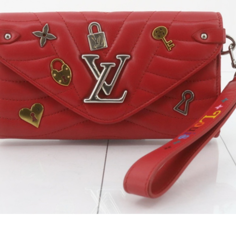 Louis Vuitton Red Wristlet